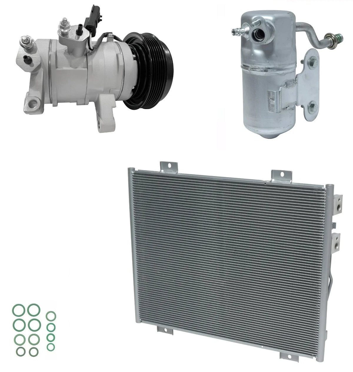 AC Compressor Kit With Condenser for Ram Dakota 4.7L (2011–2011)