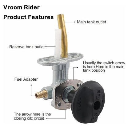 Petcock Fuel Valve Shut Off for Arctic Cat 454 375 250 300 400 500 (All Years)