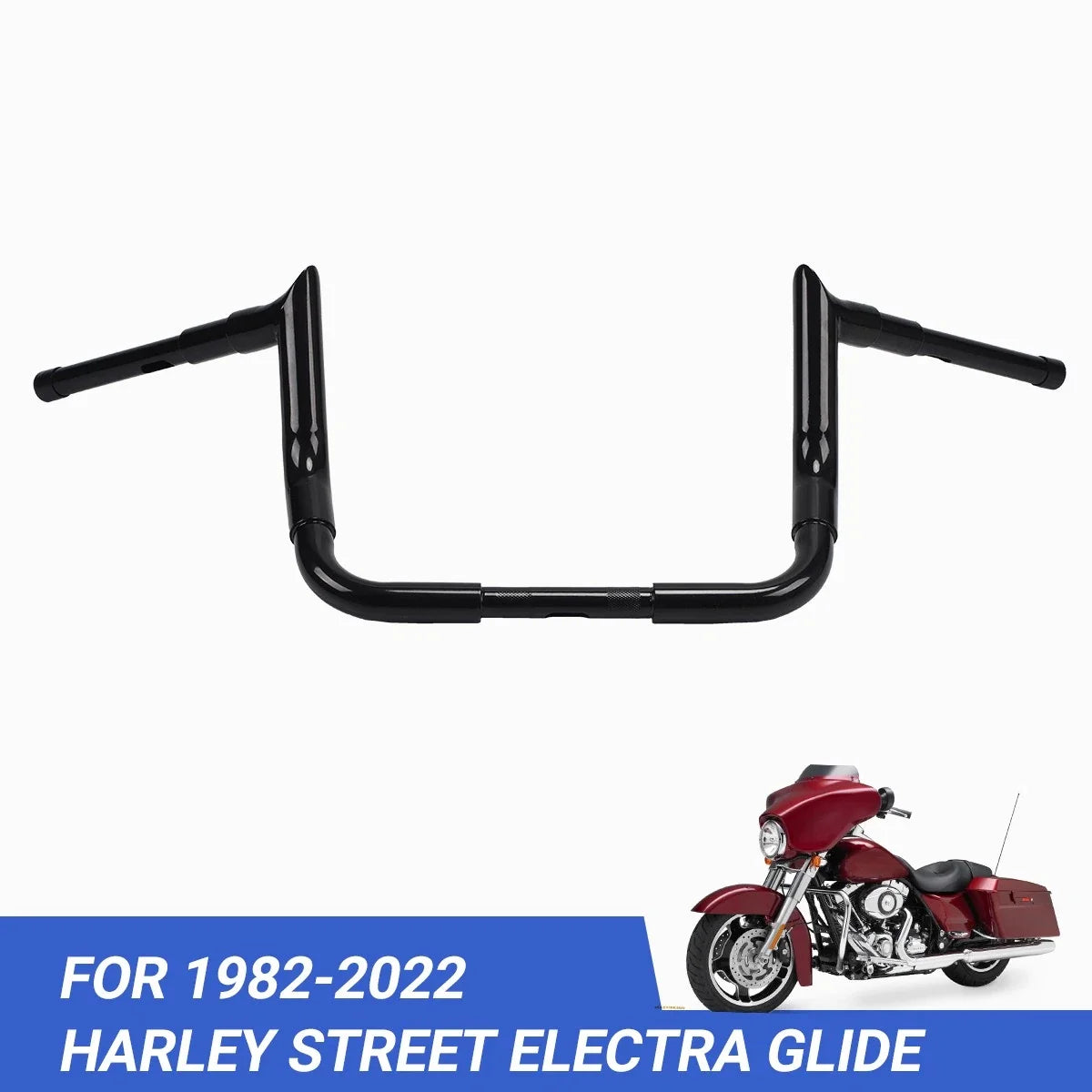14" Meat Hook Ape Hanger Handlebar for Harley Street Electra Glide