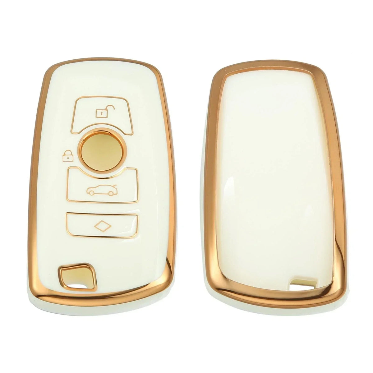 Key Fob Remote in TPU White for BMW X3 Series