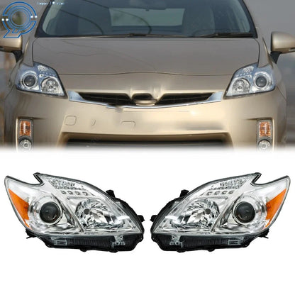 2012–2015 Toyota Prius Halogen Type Headlights - Left & Right