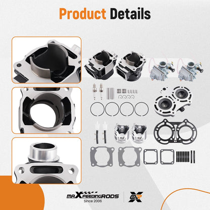 Carburetor Assembly Kit for Yamaha Banshee 350 (1987-2006) - Head & Piston