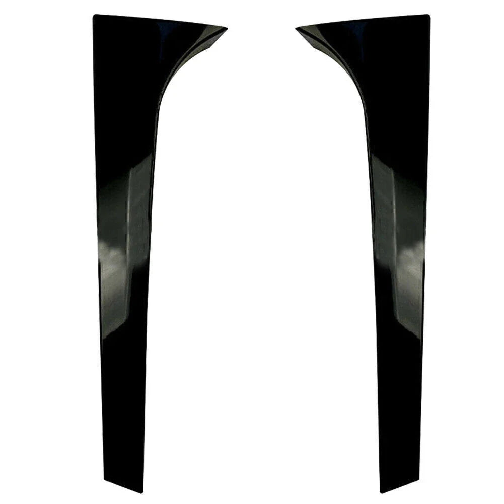 Set of 2 Black Rear Window Spoiler Side Wing Trim Covers for Skoda Kodiaq (2016–2020)