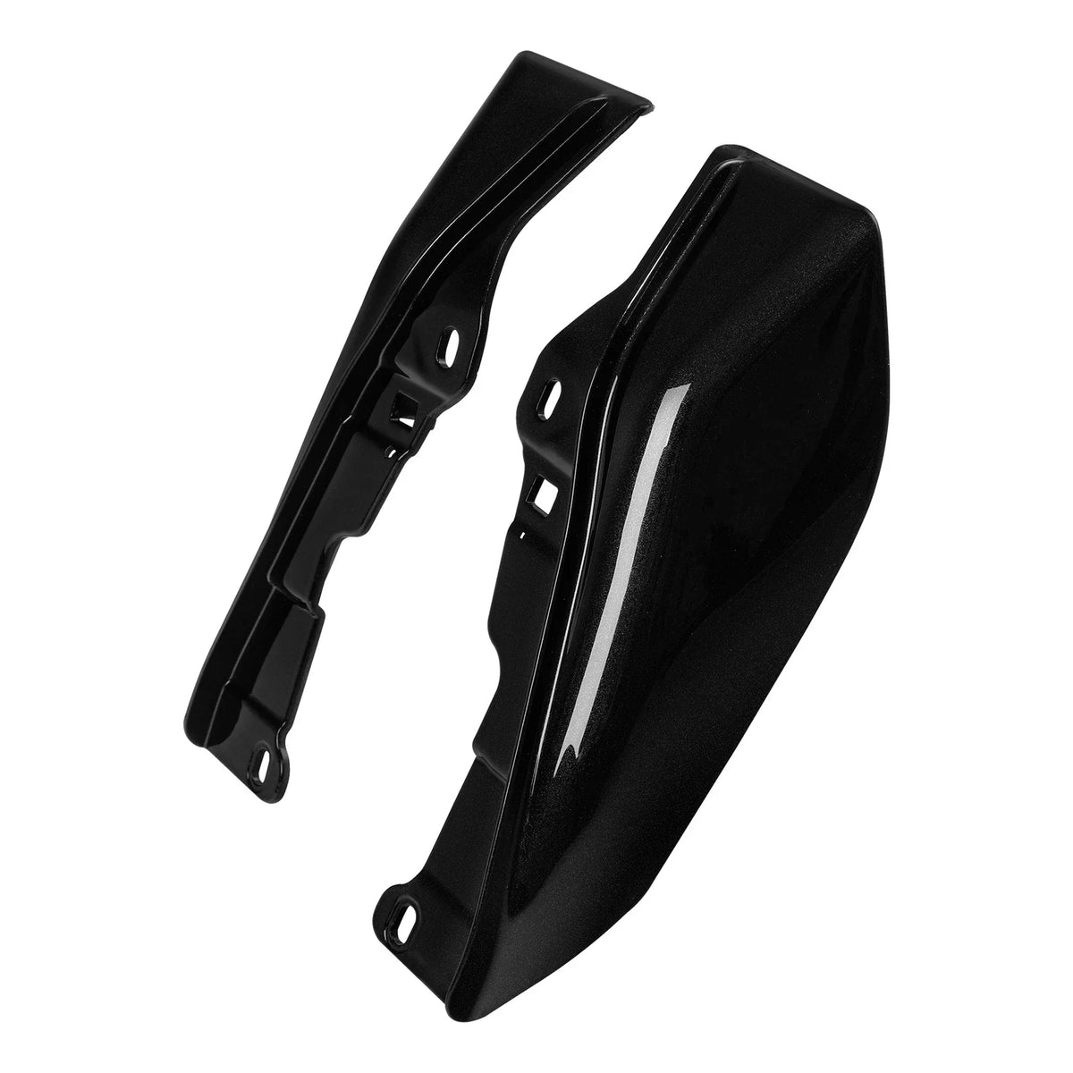 Mid Frame Air Deflectors - Black Quartz for Harley Electra Glide 2009–2023