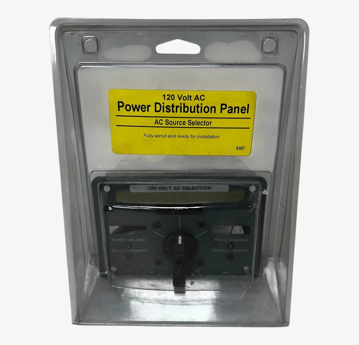 AC Power Distribution Source Selector Panel for Blue Sea Systems 8367 (120V)