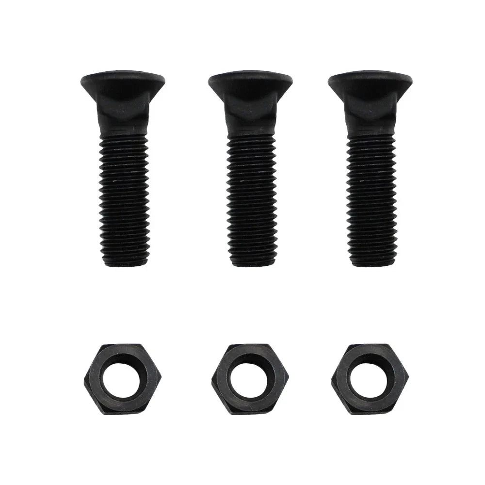 3X Plow Bolt and Nut for Blades/Cutting Edges 5/8-11x2 1/4 Grade 8