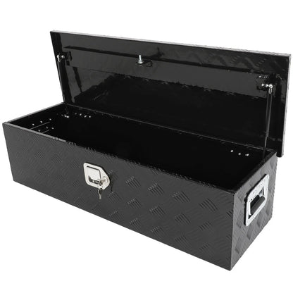 Pickup Truck Black Aluminum Tool Box 39" x 13" x 10