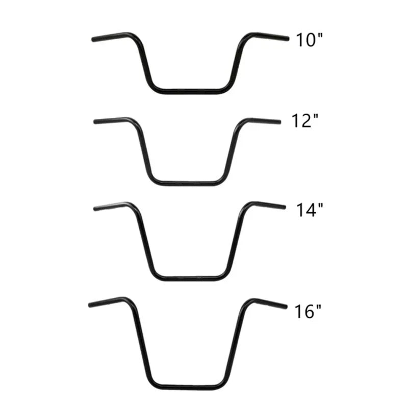 Ape Hanger Handlebar 10" Rise for Harley Softail/Sportster (1" Clamp)