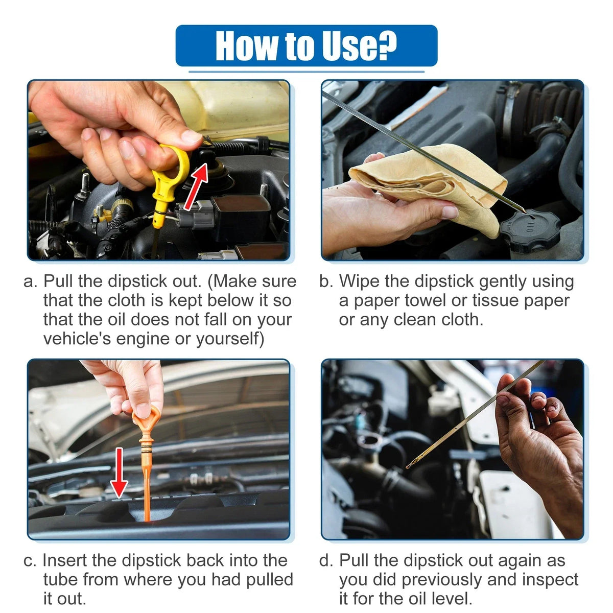 Oil Level Dipstick for Chrysler Town & Country (2008-2016)