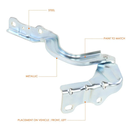 Hood Hinge Left Driver Side Steel for 2014–2018 Kia Forte5
