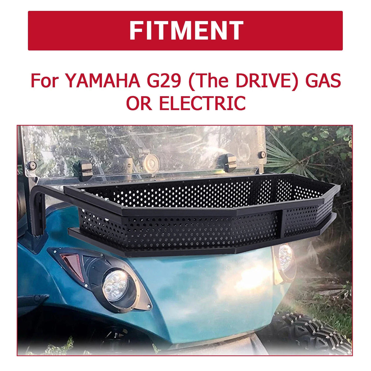 Cargo Rack for Yamaha Drive G29 Golf Cart (2007–2016)