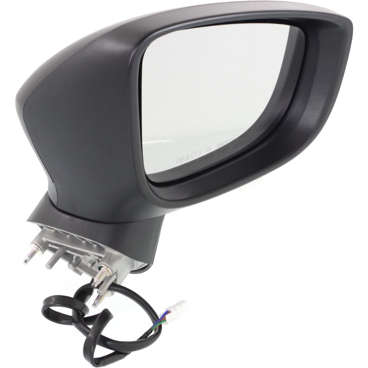 Power Mirror for Mazda 3 (2014–2016) Right Manual Fold Paintable