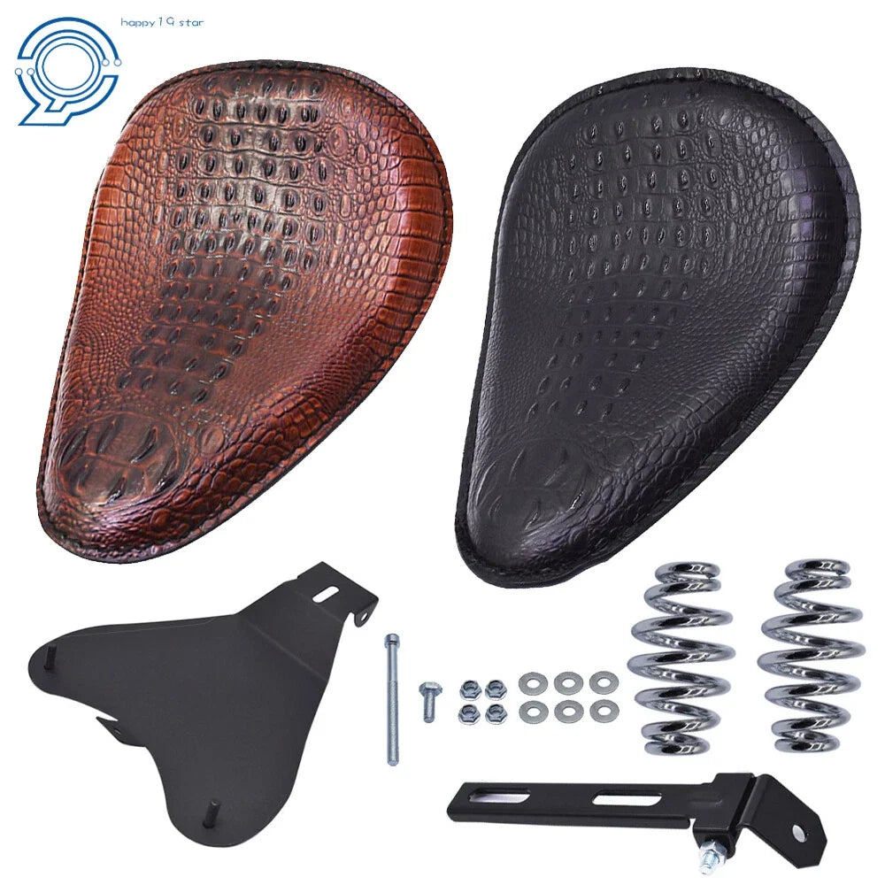 Bobber Solo Driver Seat Spring Base Kit for Honda Yamaha Kawasaki