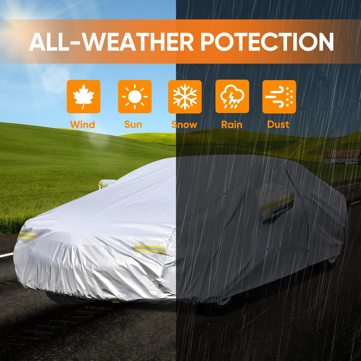 Car Cover Waterproof for Ford Mustang 2015 to 2023