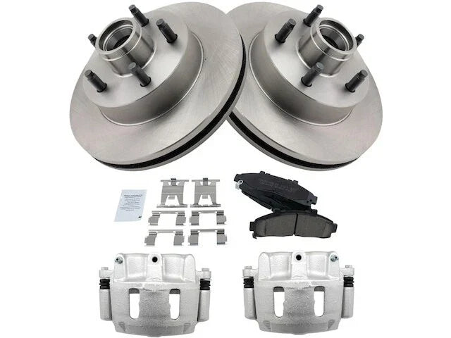 Front Brake Pad Rotor Caliper Set for Mazda B3000 RWD (2001–2002) TG628JW