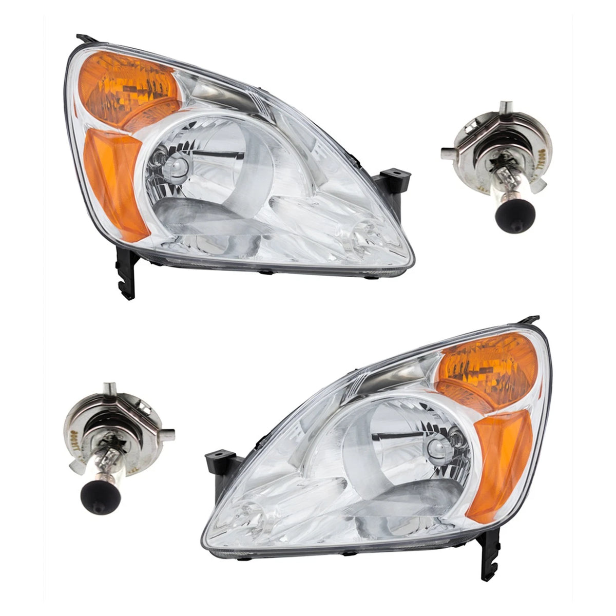 Headlight Kit for Honda CR-V (2002–2004) Driver & Passenger Side