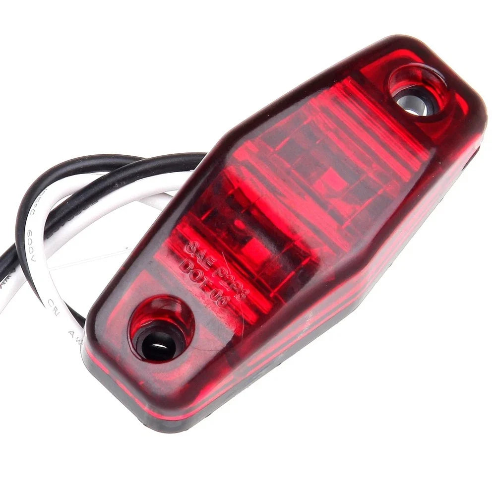 4X LED Side Marker Lights for Universal Surface Mount Clearance