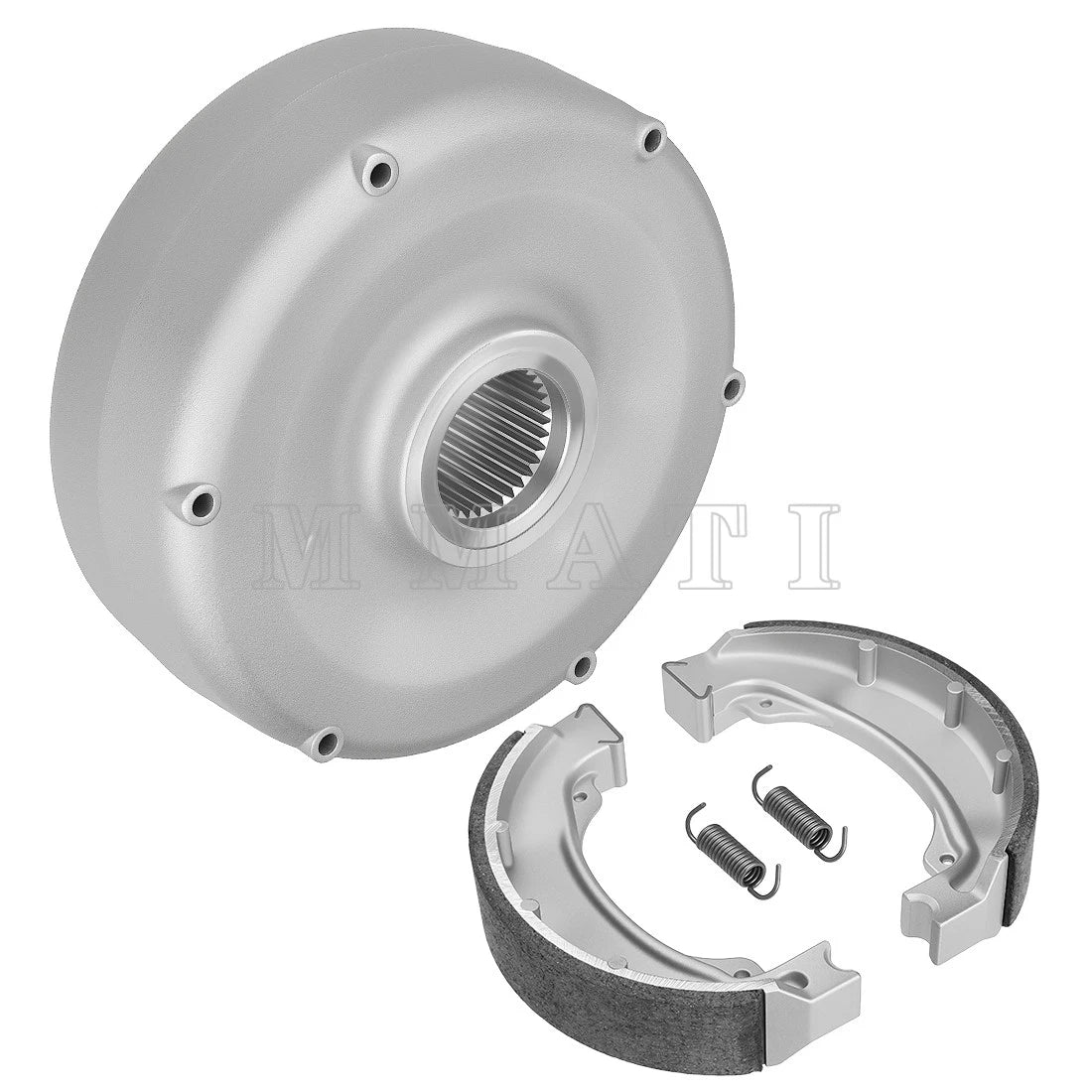 Rear Brake Drum Hub w/Shoes for Honda Recon 250 TRX250 (1997–2023) #43620-HM8-000
