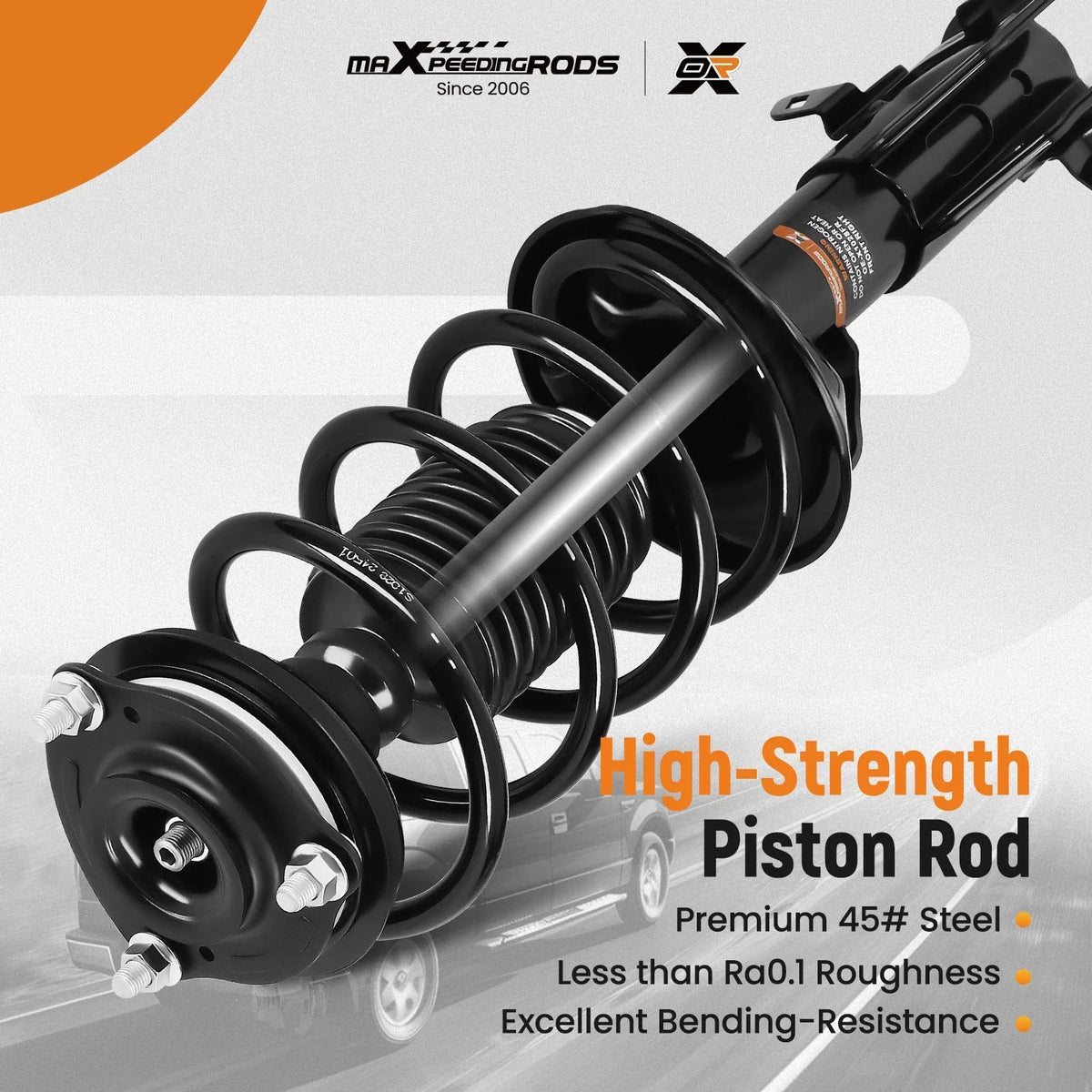 Front Complete Struts & Sway Bar Links for Honda Civic (2013–2015) 272926