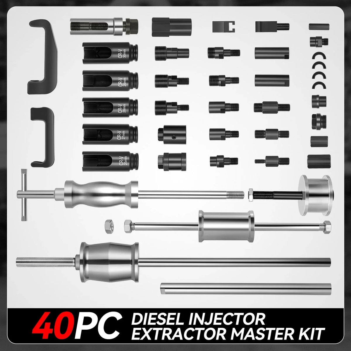 40pcs Diesel Injector Extractor Kit for Engine Tool Set