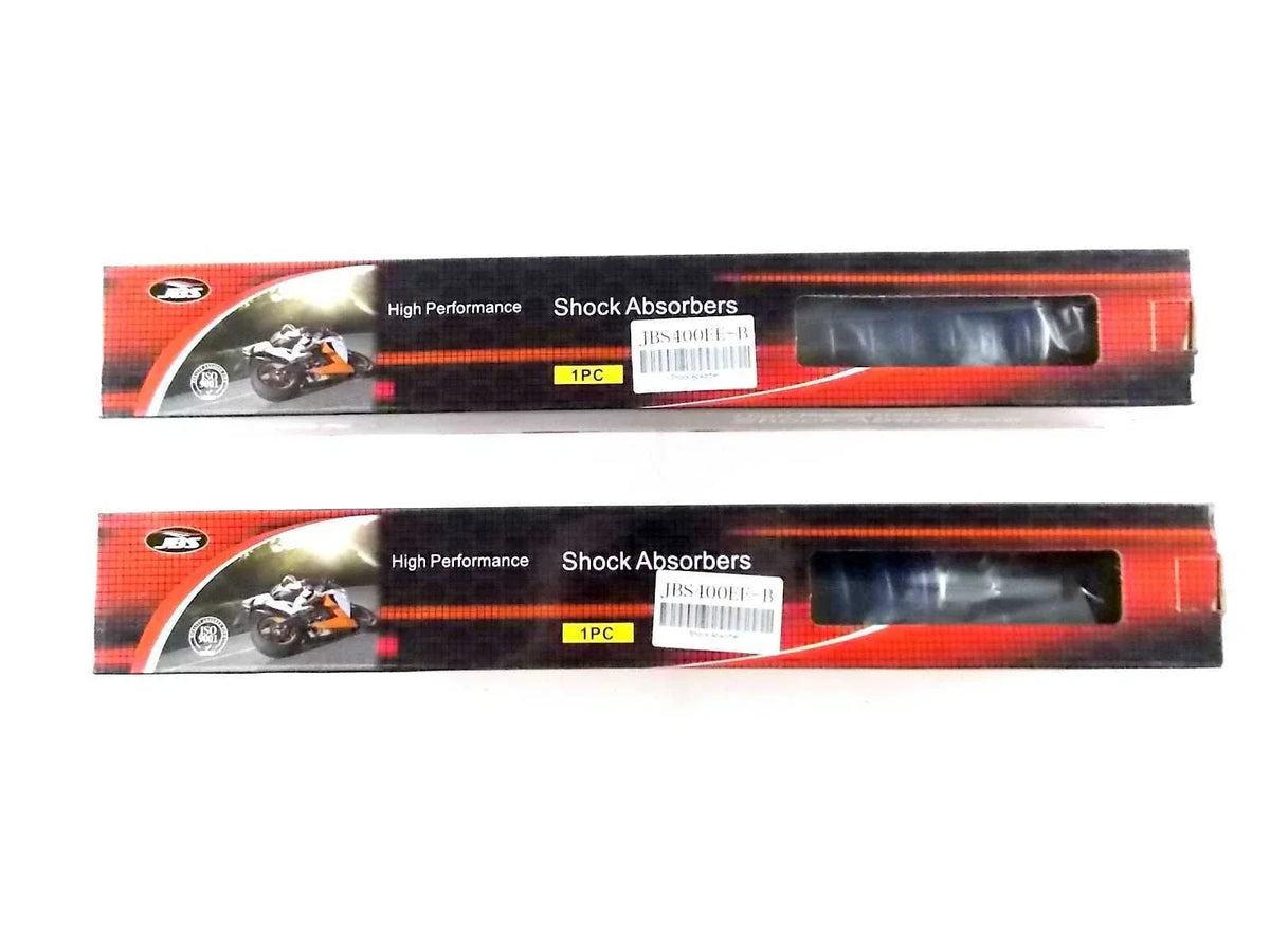 Blue/Chrome 400mm Rear Shock Absorbers for Suzuki PE400