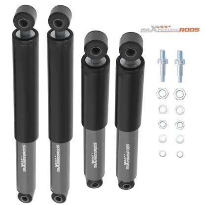 Shocks Kit 2-5" Front & 4-7" Rear Drop for Chevy GMC C10 (1973–1987)