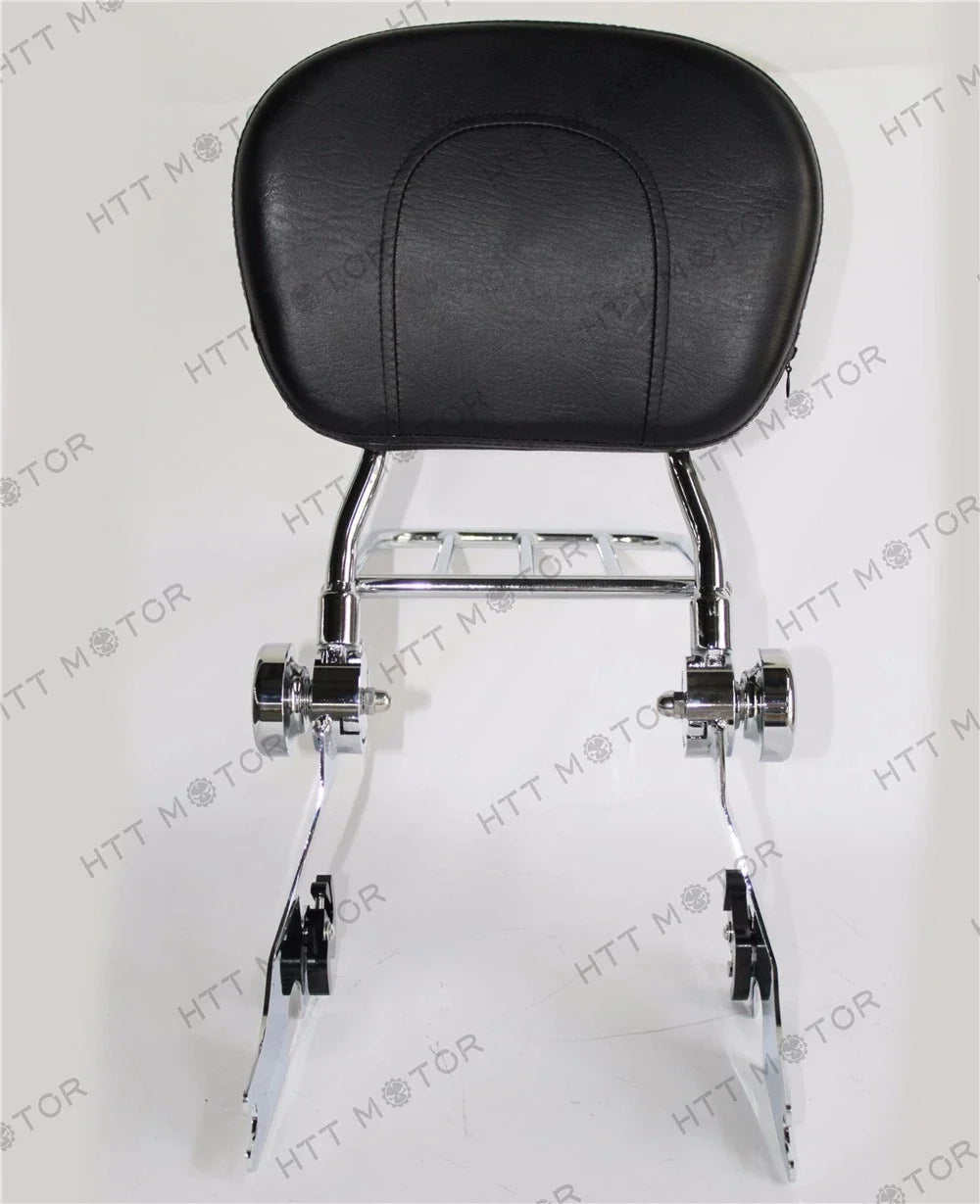 Detachable Backrest Sissy Bar Luggage Rack for Harley Sportster (1994–2003)