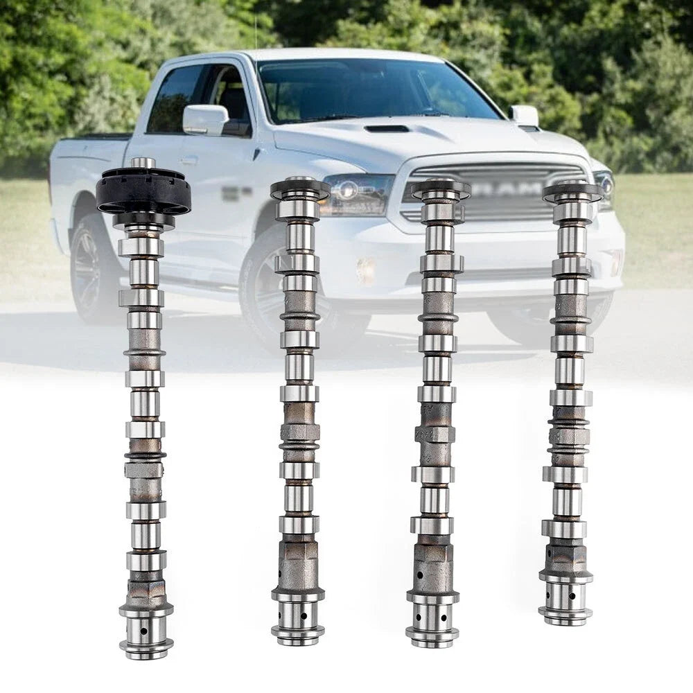 4 Engine Camshafts for Dodge RAM (5184377AG, 5184378AG, 5184379AG, 5184380AG)