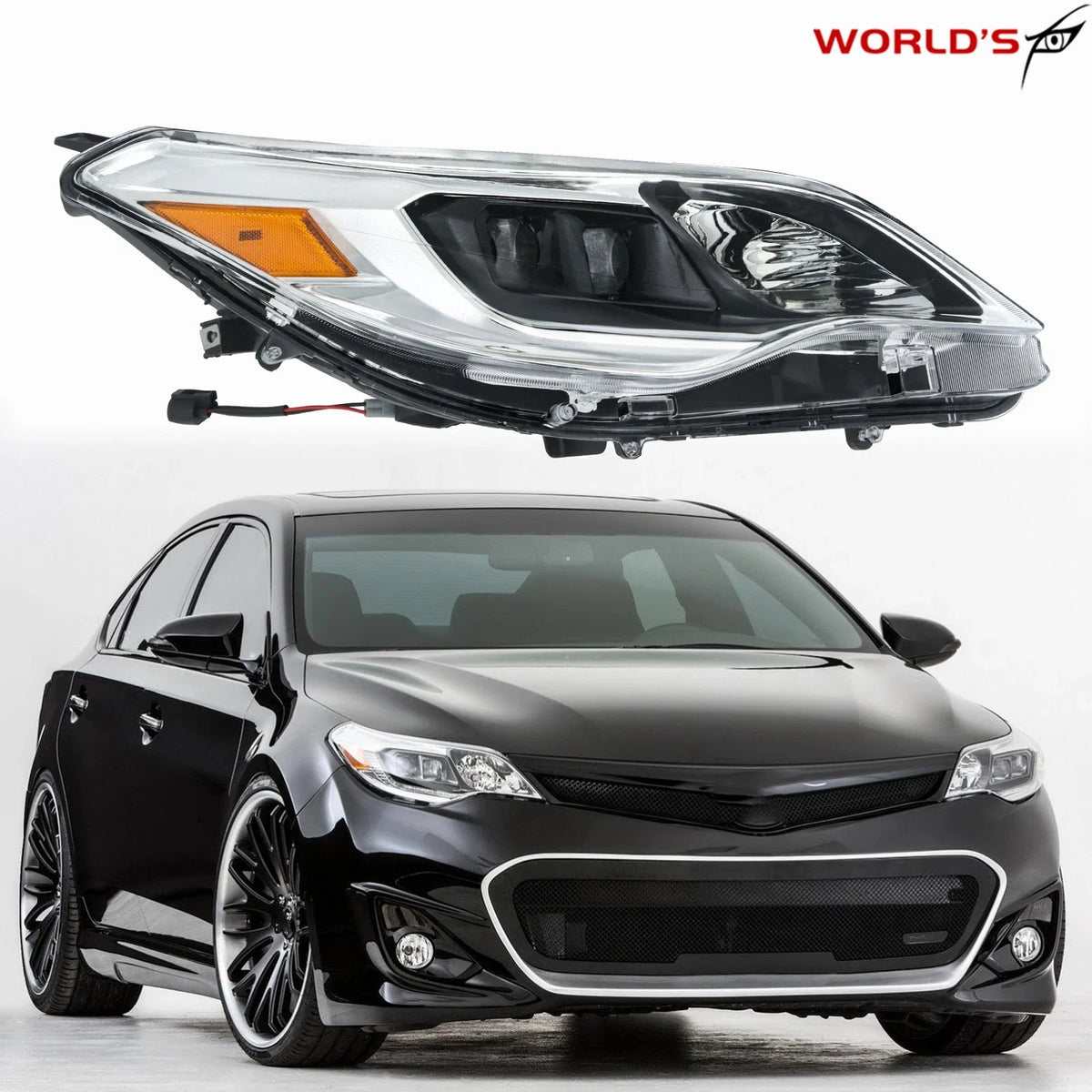 Passenger Right Headlight for Toyota Avalon (2013–2015) Halogen Projector