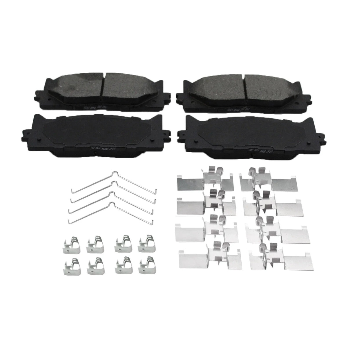 Set of 4 Bosch Blue Front Ceramic Brake Pads for Lexus ES300h ES350 Toyota Avalon Camry (2013–2020)
