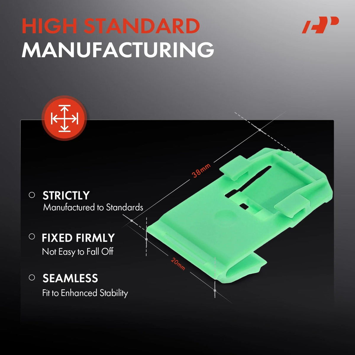Set of 20 Nylon Retainer Clips for Honda Door Belt Moulding