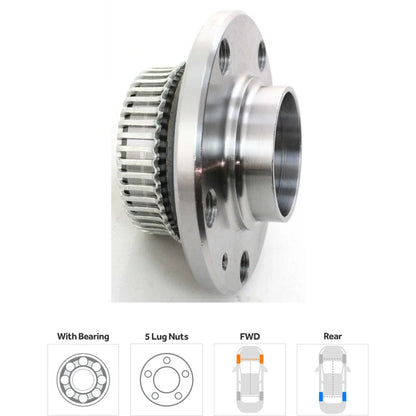 Wheel Hubs with ABS Ring for 1998–2010 Volkswagen Beetle