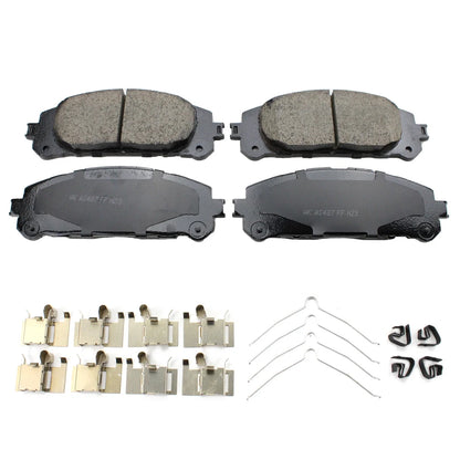 Set of 4 Akebono ProACT Front Ceramic Brake Pads for Toyota Highlander