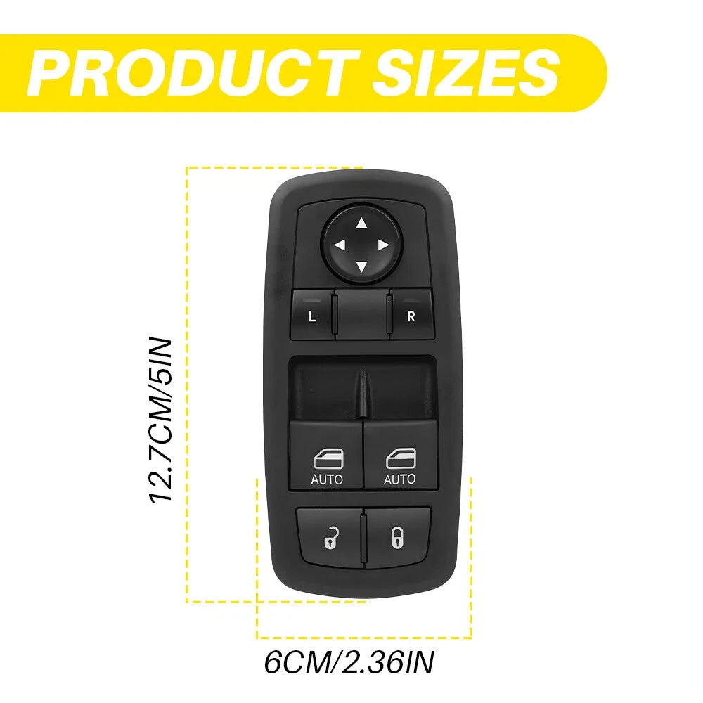 Power Window Master Control Switch for Dodge Challenger (2015–2022)