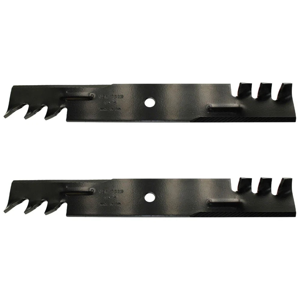 2X Toothed Mower Blades for Scag (Replaces 48108)