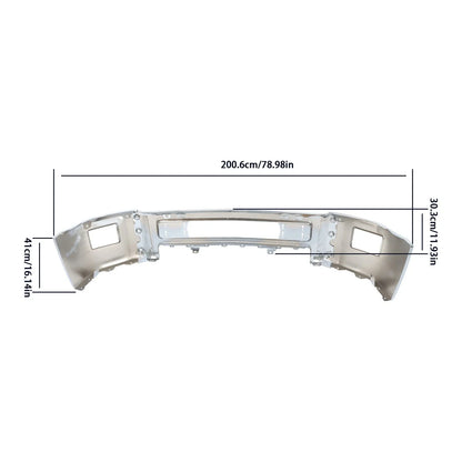 Steel Front Bumper for Chevy Silverado 2500 3500 (2015–2019) W/o Sensor Holes
