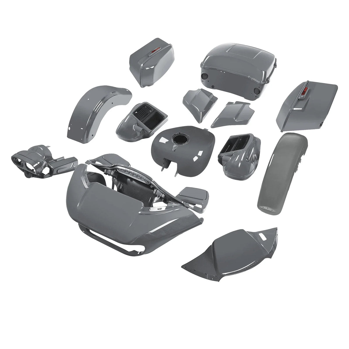 Fairings Bodywork in Gunship Gray for Harley CVO Road Glide Limited 2015-2024