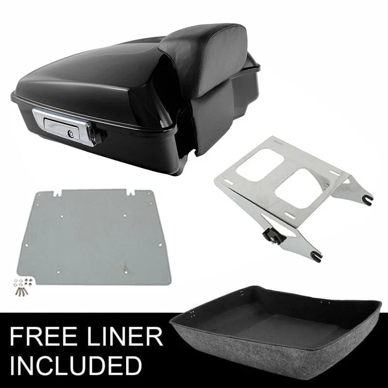 Chopped Trunk Backrest Rack Plate for Harley Electra 2014-2026