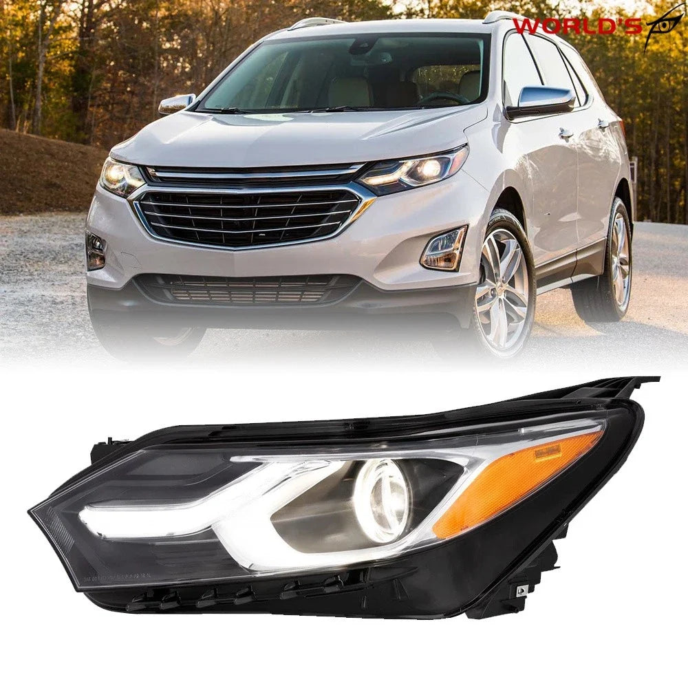 Headlamp for Chevrolet Equinox (2018–2019) Halogen with LED DRL Left Side