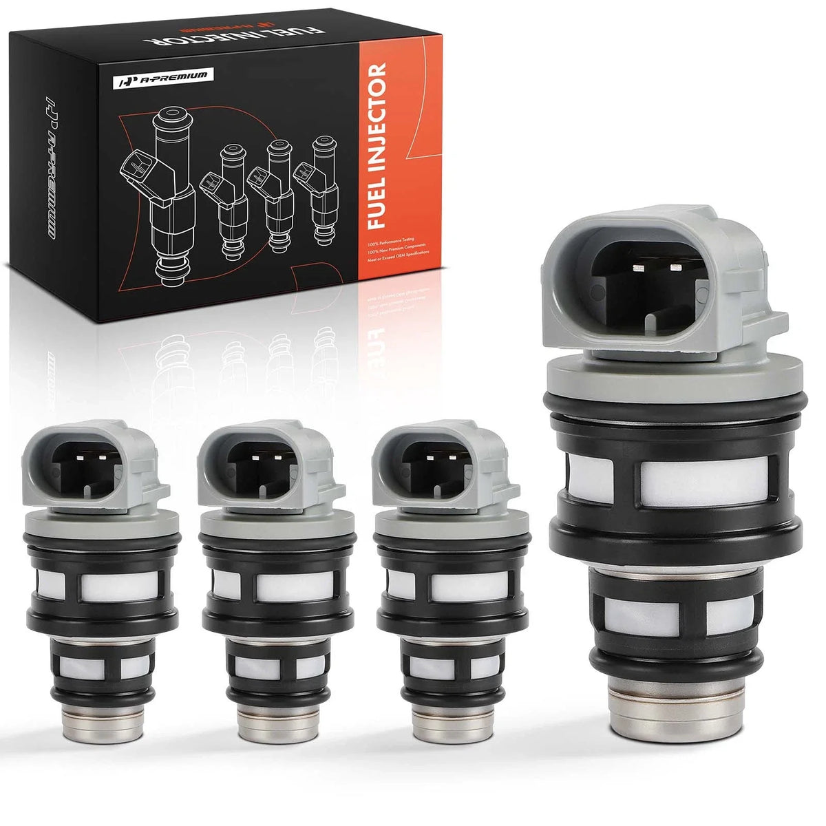 Set of 4 Fuel Injectors for Chevy S10 GMC Sonoma (1994–1997) Buick Century (1993–1996)