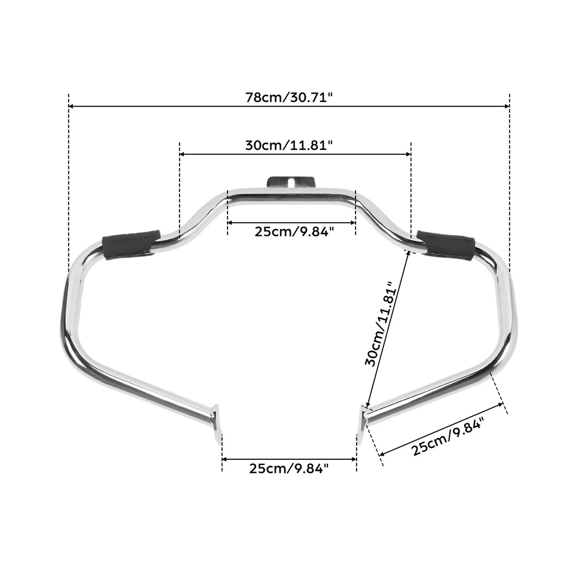 Highway Crash Bar Engine Guard in Chrome for Softail 2000-2017