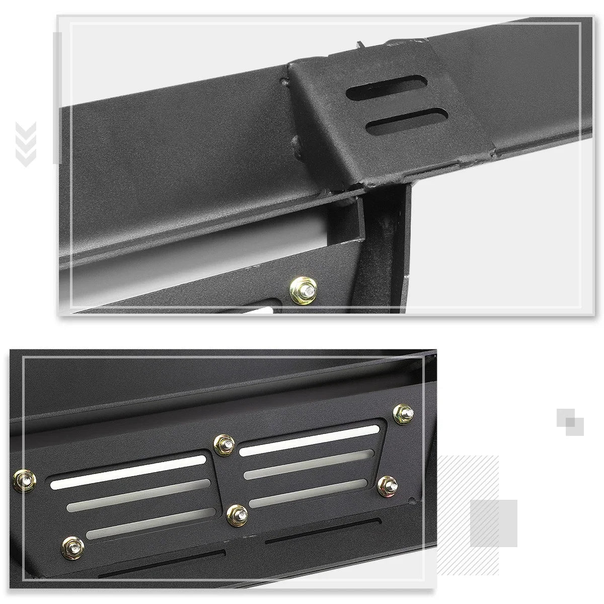 Nerf Bar Running Board 3" with Down Step Pad for Colorado/Canyon 2015-2020