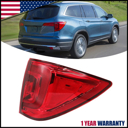 Passenger Side LED Tail Light Lamp for Honda Pilot (2016-2018)