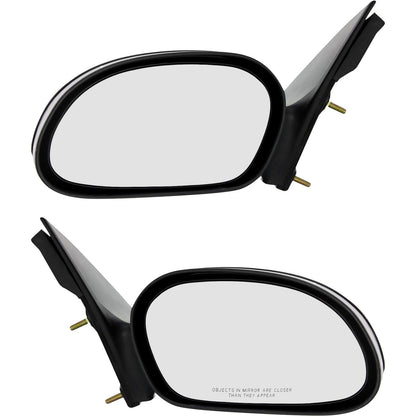 Set of 2 Power Mirrors for Ford Taurus (2000–2007) Textured Black