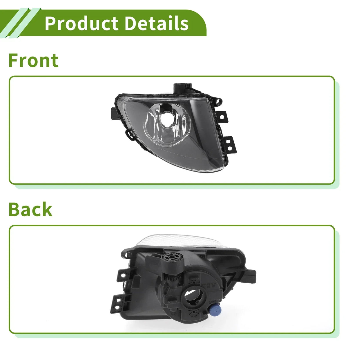 Right Side Fog Light Grill for 2010-2017 BMW 535i