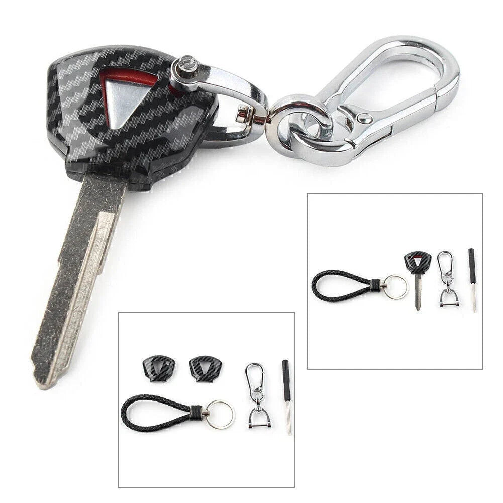 Uncut Blade Blank Key for Kawasaki ZX6R, ZX9R, ZX10R, ZX12R, ER6N (2000–2023)