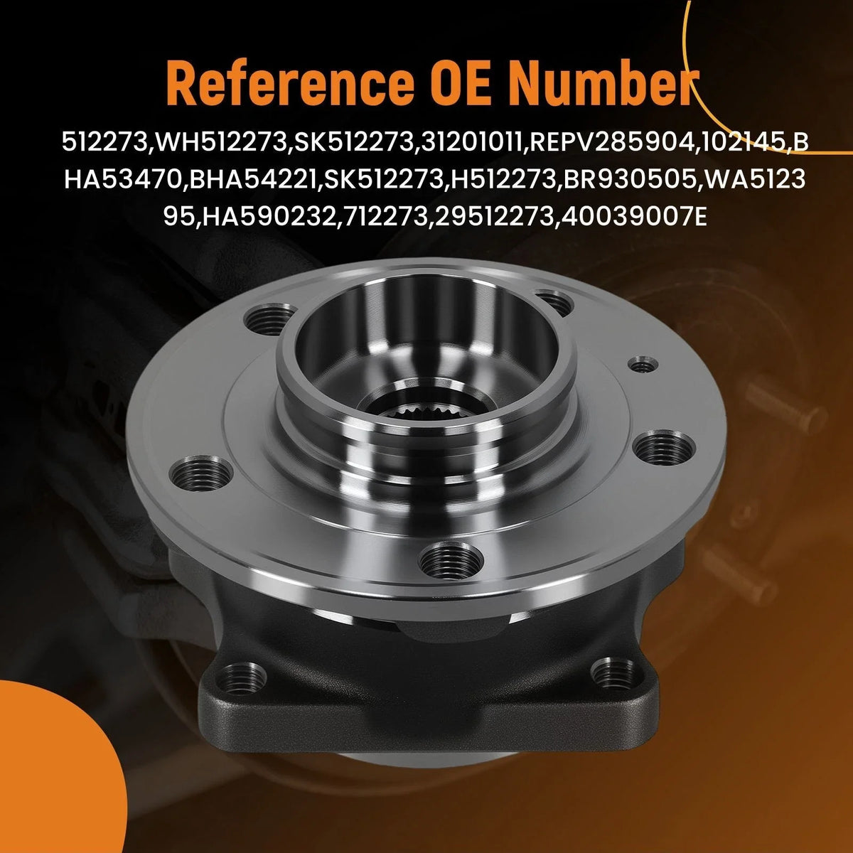 Rear Left Right Wheel Hub for Volvo XC90 AWD (2003–2014) 512273 REPV285904