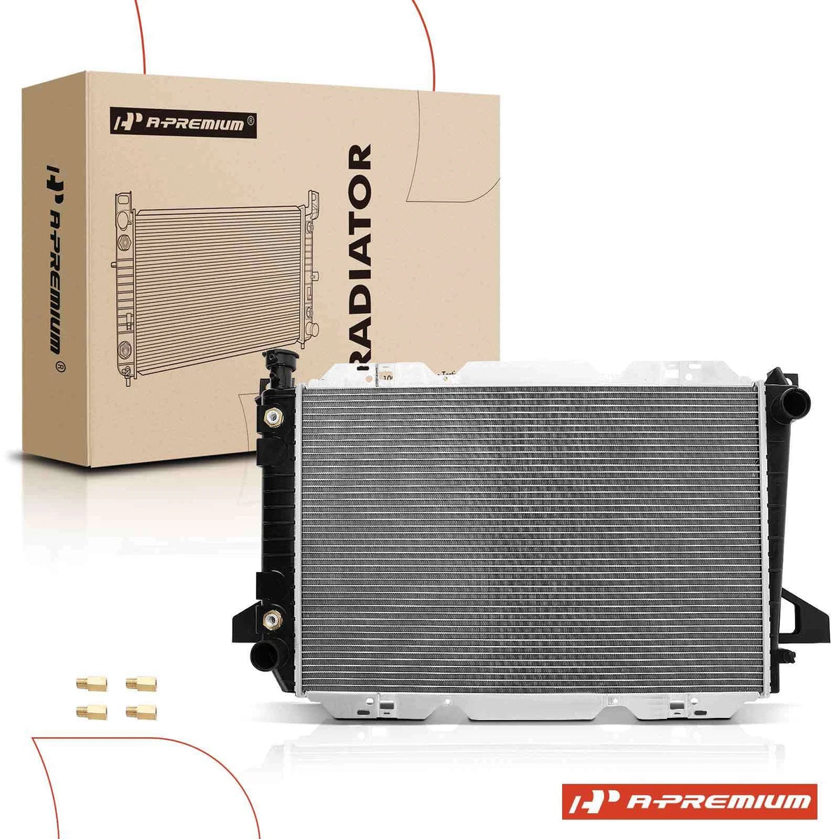 Radiator with Transmission Oil Cooler for Ford F-150 F-350 (1985–1997)