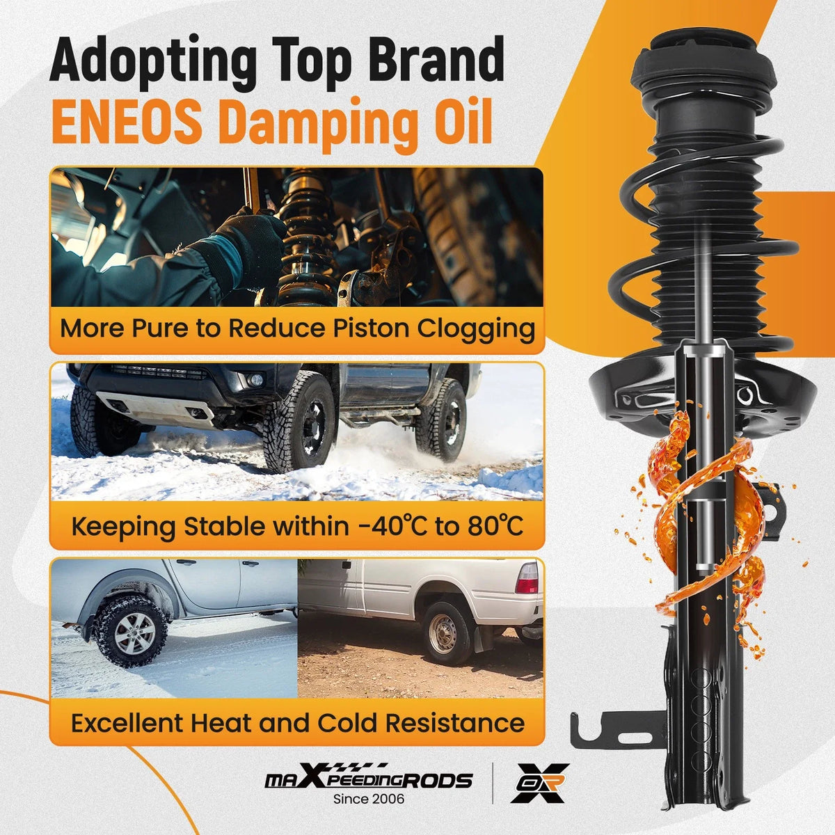 Front Strut Assembly w/ Coil Spring for Chevrolet Cruze (2011-2012)