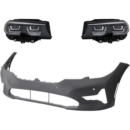 Headlight Set for BMW 330i xDrive 330 Sedan